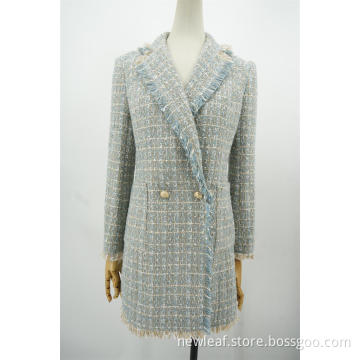 autumn loose casual ladies turn down collar dress